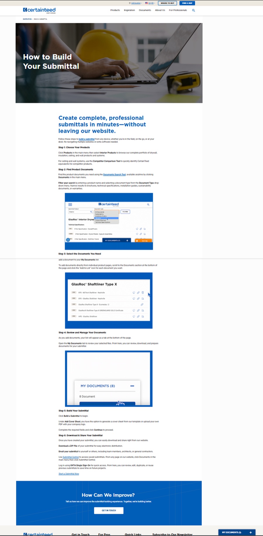 The original how-to article, unstructured and inconsistent with the page it feeds