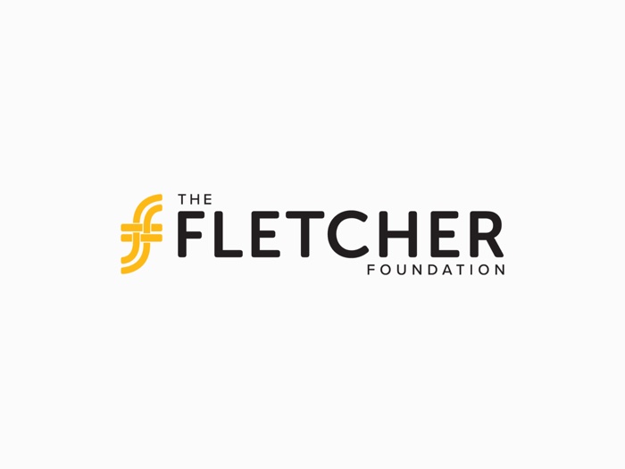The Fletcher Foundation logo — a gold interlocking ff monogram beside the name